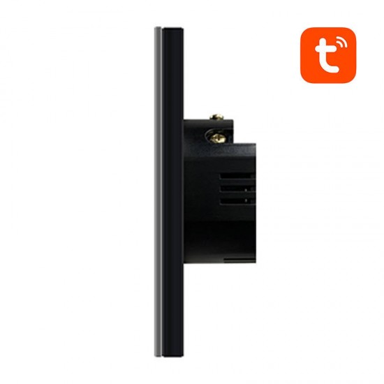 Avatto Έξυπνος Διακόπτης Χωνευτός ZigBee LZTS02-EU-W1 (1 κουμπί) χωρίς ουδέτερο TUYA (Λευκό)