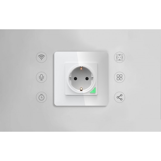 Avatto Έξυπνη Πρίζα WiFi N-WOT10-EU-W TUYA (Λευκό)