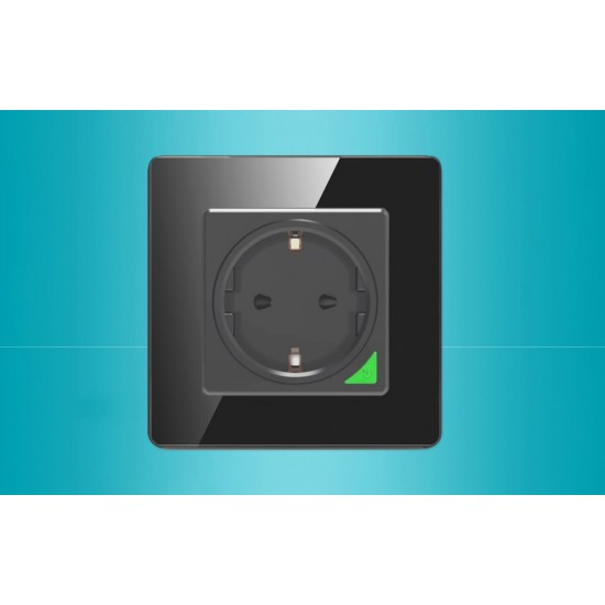 Avatto Έξυπνη Πρίζα WiFi N-WOT10-EU-B TUYA (Μαύρο)