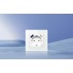 Avatto Έξυπνη Πρίζα Τοίχου WiFi N-WOT10-USB-B TUYA USB/USB-C (Μαύρο)