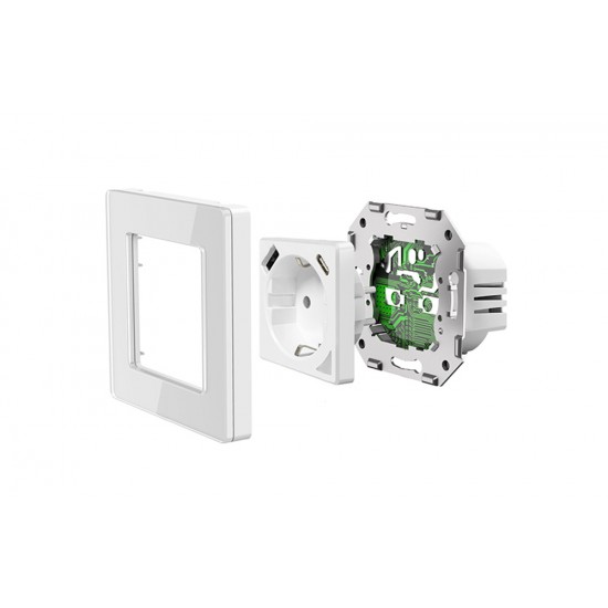 Avatto Έξυπνη Πρίζα Τοίχου WiFi N-WOT10-USB-B TUYA USB/USB-C (Μαύρο)