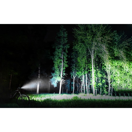 Φακός ποδηλάτου Superfire BL10 – USB, 4 λειτουργίες, 90 μ.