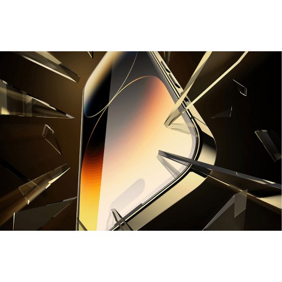 Baseus Προστατευτικό Οθόνης Tempered Glass Corning με Φίλτρο Σκόνης για iPhone 14 Pro Max (Διαφανές)