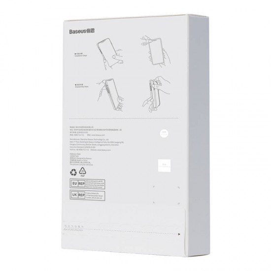 Baseus Θήκη και Προστατευτικό Οθόνης Tempered Glass Corning για iPhone 12 Pro Max (Διαφανές)