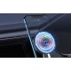 LDNIO Car Mount ,MA20 with inductive charger 15W and metal ring (Black)