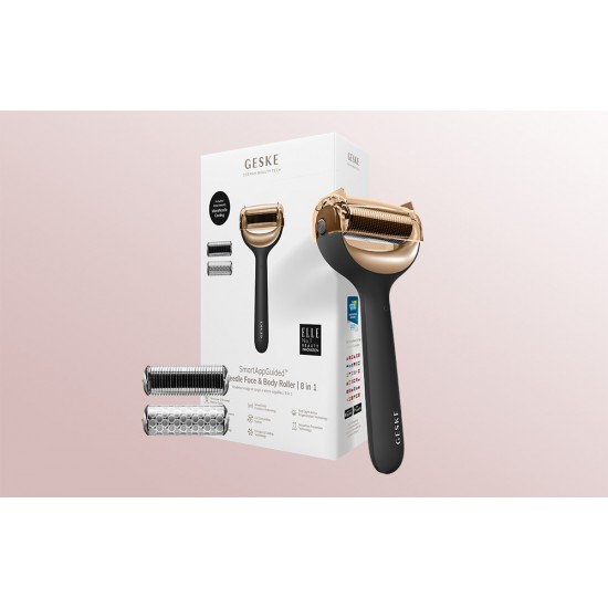 Micro Needle Face&Body Roller 8in1 Geske with APP (gray)