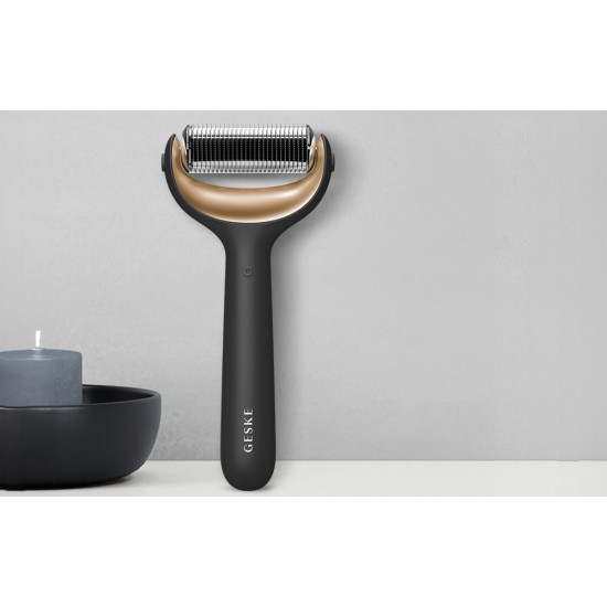 Micro Needle Face&Body Roller 8in1 Geske with APP (gray)