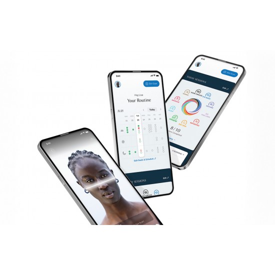 Micro Needle Face&Body Roller 9in1 Geske with APP (gray)