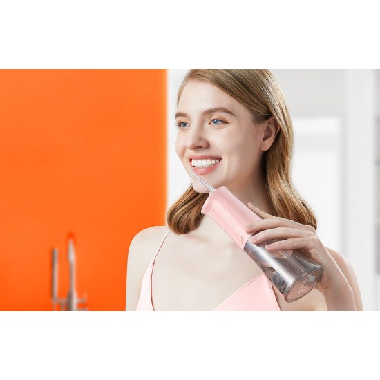 Water flosser with nozzles set Bitvae C2 (pink)