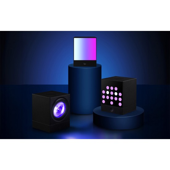 Yeelight Διακοσμητικό Φωτιστικό Cube Light Gaming Lamp Spot με Βάση (Μαύρο)