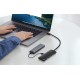 Baseus Hub 4 Θυρών USB-C OS-Lite 25cm (Μαύρο)