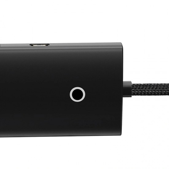 Baseus Hub 4 Θυρών USB-C OS-Lite 25cm (Μαύρο)
