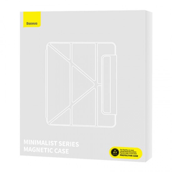 Baseus Μαγνητική Θήκη Minimalist Series για iPad Air4/Air5 10.9″/iPad Pro 11″ (Ροζ)