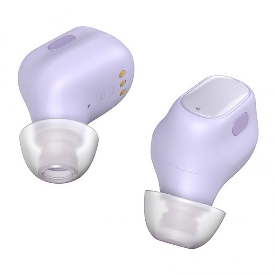 Baseus Ασύρματα Ακουστικά TWS Bowie WM01 (Λιλά)