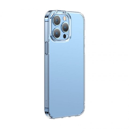 Baseus Θήκη SuperCeramic Glass και Προστατευτικό Οθόνης Temperred Glass για iPhone 14 Plus (Διαφανές)