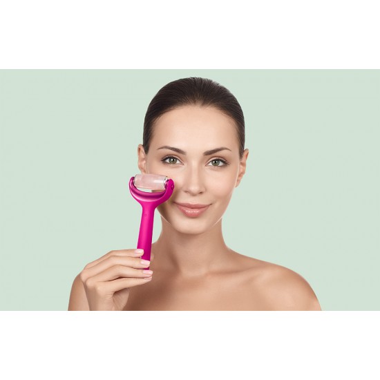 MicroNeedle Face&Body Roller 9in1 Geske with APP (magenta)