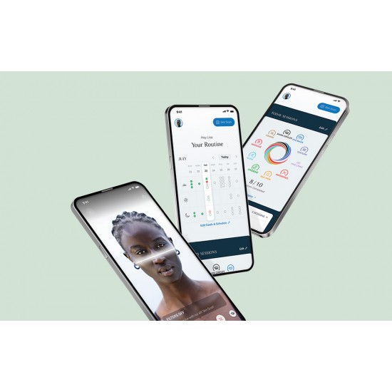 MicroNeedle Face&Body Roller 9in1 Geske with APP (magenta)