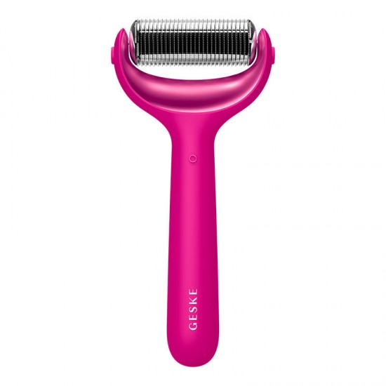 MicroNeedle Face&Body Roller 9in1 Geske with APP (magenta)