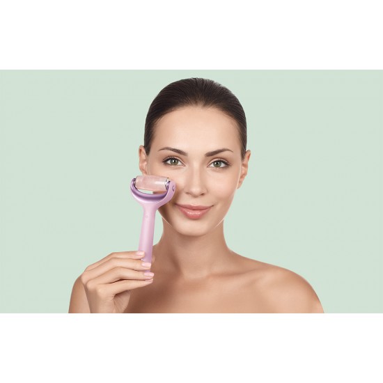 MicroNeedle Face&Body Roller 9in1 Geske with APP (pink)