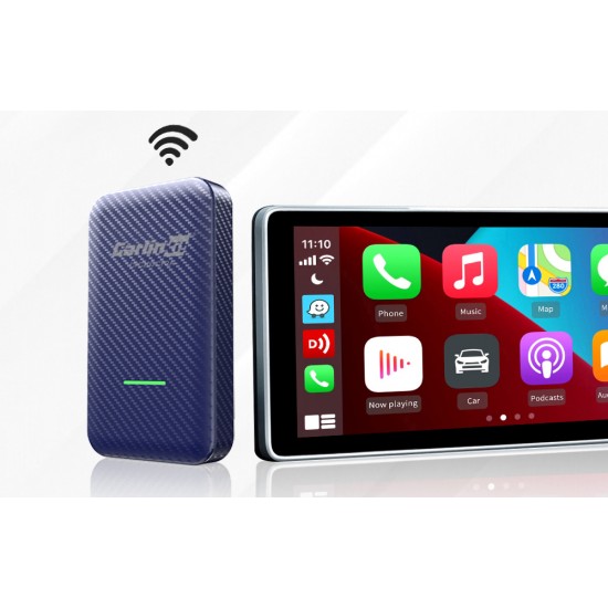 Ασύρματος προσαρμογέας Carlinkit CP2A Apple Carplay/Android Auto (μπλε)