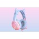 ONIKUMA Ακουστικά Gaming K9 με Αυτιά Γάτας (Ροζ/Γαλάζιο)
