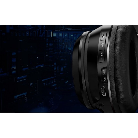 ONIKUMA Ασύρματα Ακουστικά Gaming B90 με Αυτιά Γάτας (Μαύρο)