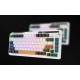 Wireless mechanical keyboard Royal Kludge KZZI K75 pro RGB, Moment Switch (black and white) (QWERTY)