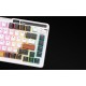 Wireless mechanical keyboard Royal Kludge KZZI K75 pro RGB, Moment Switch (black and white) (QWERTY)