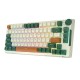 Wireless mechanical keyboard Royal Kludge RKH81 RGB, Sky cyan switch (green) (QWERTY)
