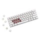 Motospeed Μηχανικό Πληκτρολόγιο Ασύρματο SK62 Blue Switches (Λευκό)