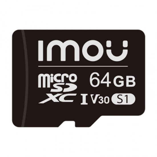 Imou Κάρτα Μνήμης microSD (UHS-I, SDXC, 10/U3/V30, 95/38) 64GB