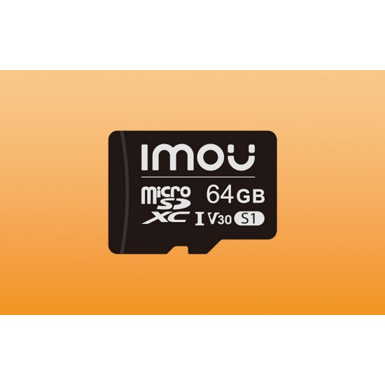 Imou Κάρτα Μνήμης microSD (UHS-I, SDXC, 10/U3/V30, 95/38) 64GB