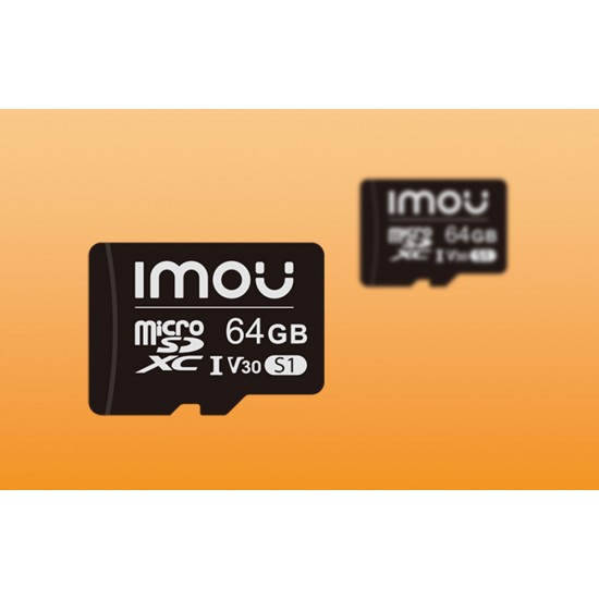 Imou Κάρτα Μνήμης microSD (UHS-I, SDXC, 10/U3/V30, 95/38) 64GB