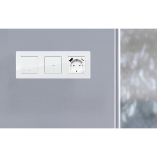 Avatto Τριπλό Πλαίσιο Διακόπτη N-TS10-Frame-W3 (Λευκό)