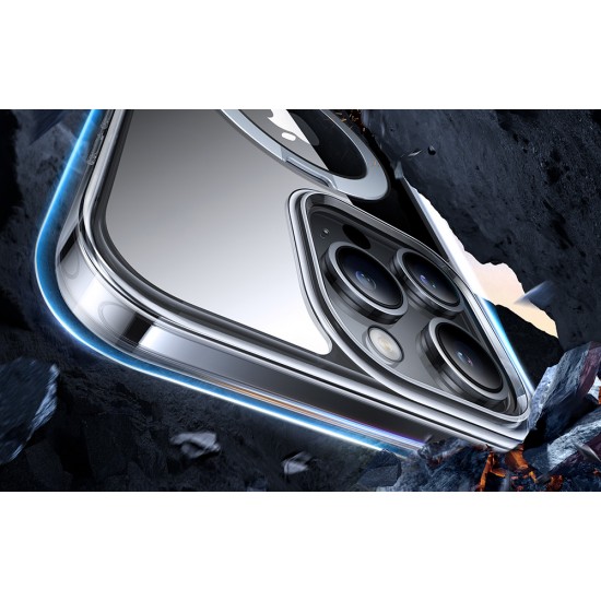 Torras phone case UPRO Ostand Clear for iPhone 15 PRO (transparent)