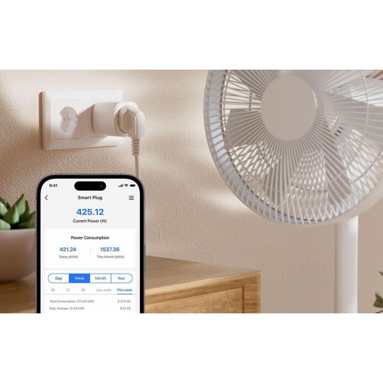 Smart plug MEROSS MSS315MA-EU with energy monitor (Matter)