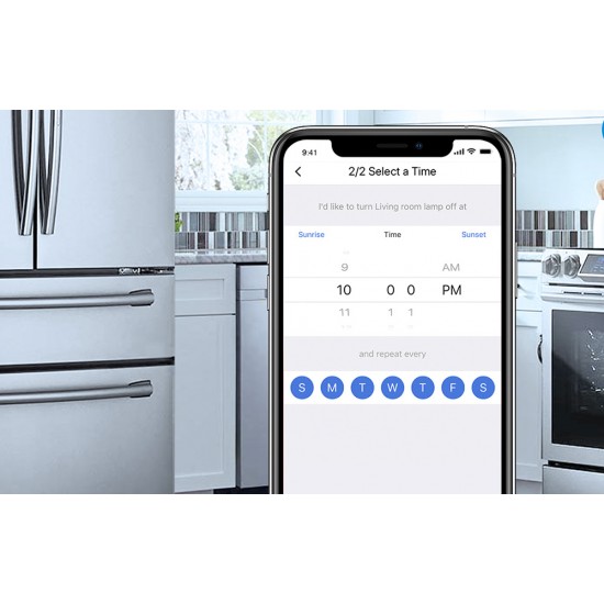 Meross Έξυπνος Ενδιάμεσος Διακόπτης WiFi MSS710-UN, χωρίς HomeKit (Λευκό)