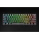 Klawiatura mechaniczna Royal Kludge RK61 RGB, brown switch (czarna) (QWERTY)