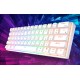 Klawiatura mechaniczna Royal Kludge RK61 RGB, brown switch (biała) (QWERTY)