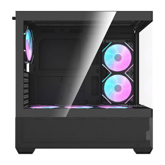 Darkflash Κουτί Υπολογιστή DS900 AIR με 6 ανεμιστήρες ARGB (Μαύρο)