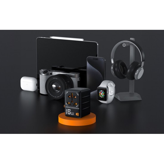 Tessan Αντάπτορας Πρίζας WTA-01 (Μαύρο)