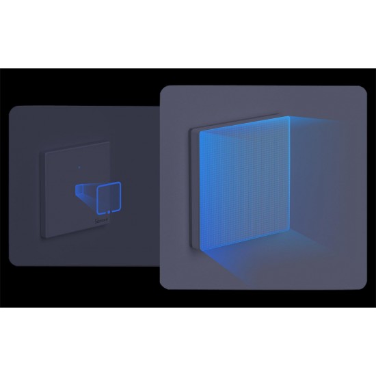 Sonoff Διακόπτης Τοίχου Χωνευτός WiFi Smart Touch TX T5 1C, 1 κανάλι (Λευκό)