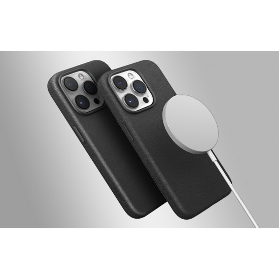 Magnetic protective phone case Joyroom JR-BP006 for iPhone 15 Pro Max (black)