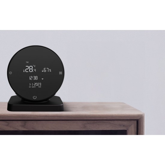 Avatto Αισθητήρας Θερμοκρασίας και Υγρασίας IR WHS20S Tuya (Μαύρο)