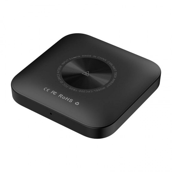 Ασύρματος προσαρμογέας Carlinkit TBOX PLUS LED, 4G/64G, Apple Carplay/Android Auto (μαύρο)