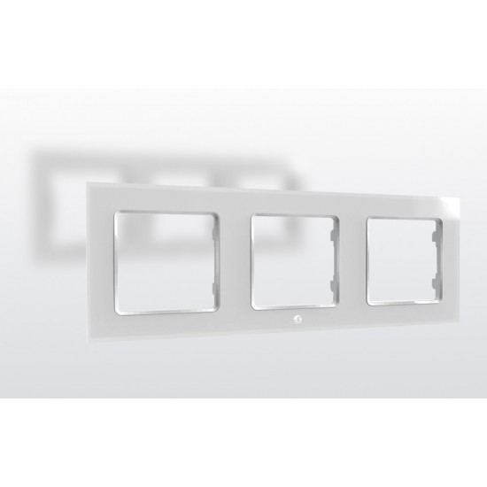 Shellly Switch Frame Triple (White)