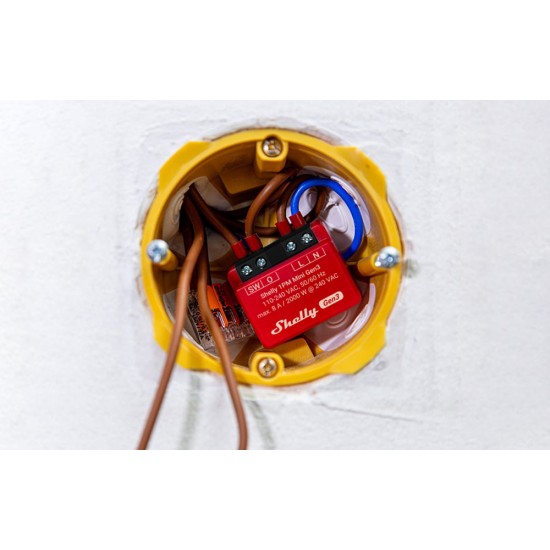 Shelly 1PM Mini Gen3 Controller, WiFi/Bluetooth