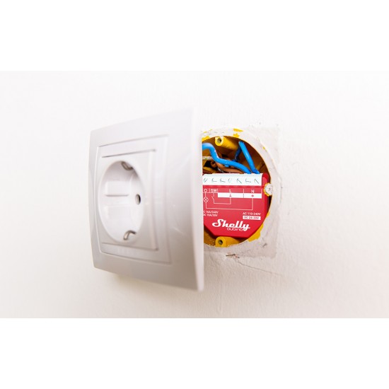 Shelly Qubino Wave1PM Controller, 1-channel, Z-Wave (Power measurement)