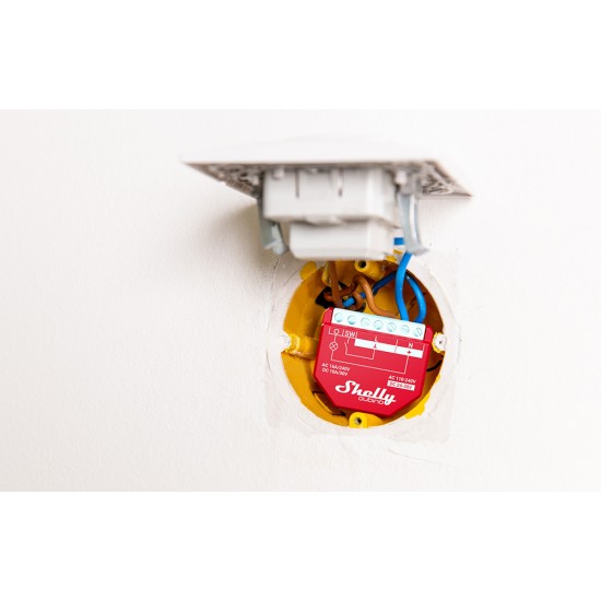 Shelly Qubino Wave1PM Controller, 1-channel, Z-Wave (Power measurement)