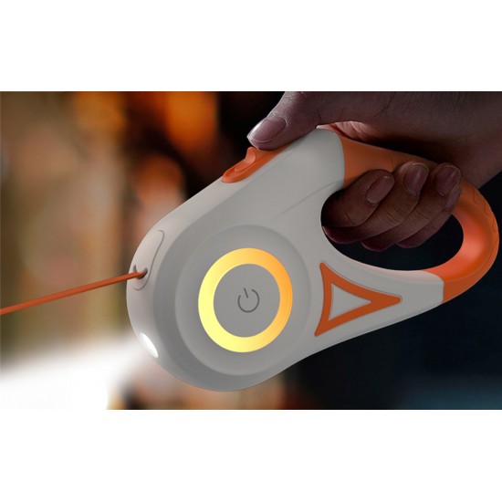 Rojeco Αυτόματο λουρί σκύλου LED 5 m (πράσινο)